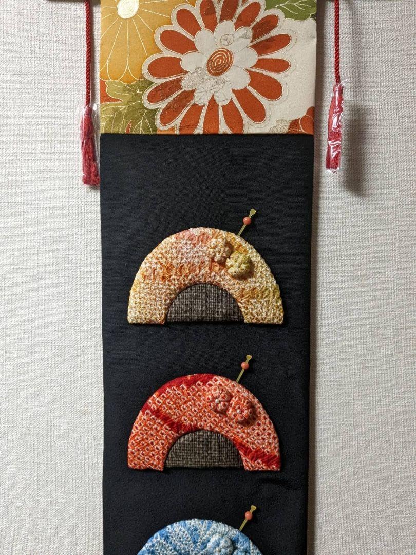 Amazon.co.jp: 和古布 絞り 押し絵 櫛花かんざし タペストリー